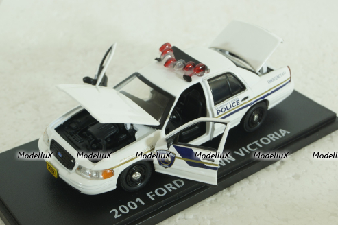 Ford Crown Victoria Police Interceptor 2001 TV series Dexter (2006-2013), 86614, Greenlight 1:43