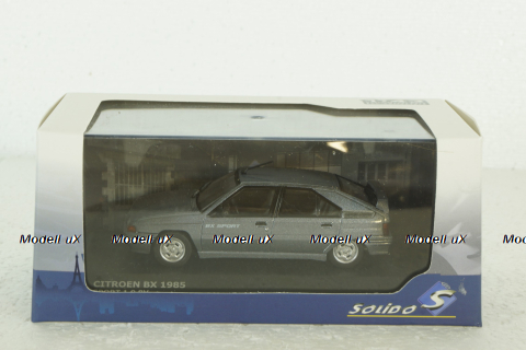 Citroen BX SPORT 1985 grey, 4311001, Solido 1:43
