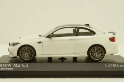 BMW M2 CS 2020 White with Gold Wheels, 410021020, Minichamps 1:43
