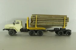 УрАЛ-44202-0311-31 (двигатель ЯМЗ 238) 6х6, лесовоз, конверсия 1:43
