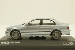 BMW M5 (E39) 2000 silver blue metallic, 4310503, Solido 1:43