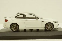 BMW M2 CS 2020 White with Gold Wheels, 410021020, Minichamps 1:43