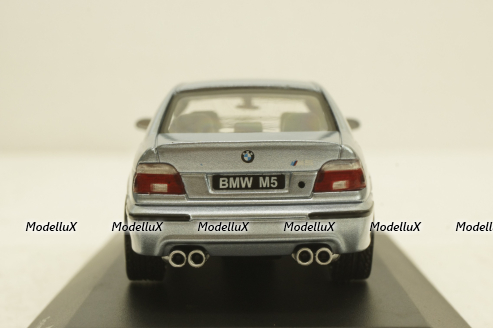 BMW M5 (E39) 2000 silver blue metallic, 4310503, Solido 1:43