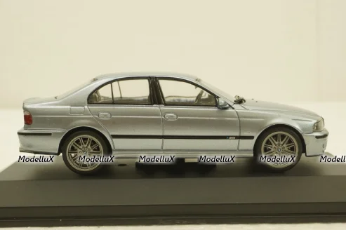 BMW M5 (E39) 2000 silver blue metallic, 4310503, Solido 1:43