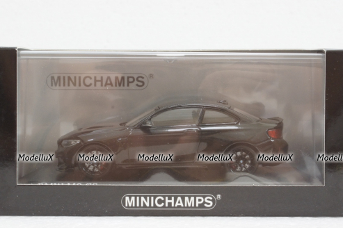BMW M2 CS 2020 Black with Black Wheels, 410021022, Minichamps 1:43