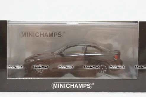 BMW M2 CS 2020 Black with Black Wheels, 410021022, Minichamps 1:43