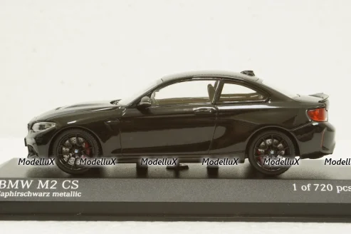 BMW M2 CS 2020 Black with Black Wheels, 410021022, Minichamps 1:43