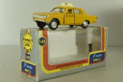 Газ-24 Волга Такси, желтая, октябрь 2003г., Агат 1:43
