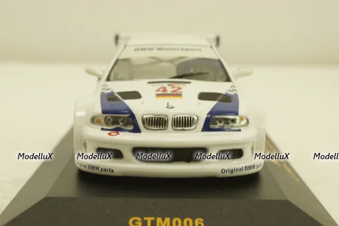 BMW M3 GTR V8 #42, JJ Lehto/J.Muller ALMS 2001, GTM006, IXO 1:43