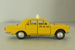 Газ-24 Волга Такси, желтая, октябрь 2003г., Агат 1:43