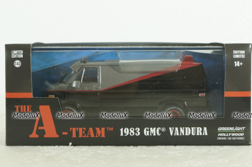 GMC Vandura 1983, black Сериал A-Team 1983-1987, 86515, Greenlight 1:43 