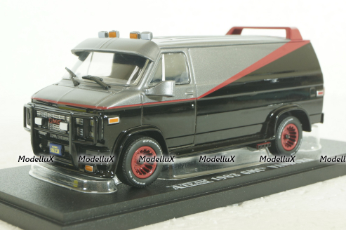 GMC Vandura 1983, black Сериал A-Team 1983-1987, 86515, Greenlight 1:43 