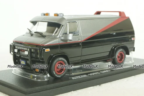 GMC Vandura 1983, black Сериал A-Team 1983-1987, 86515, Greenlight 1:43 