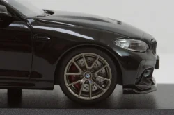 BMW M2 CS 2020 Black with Gold Wheels, 410021024, Minichamps 1:43