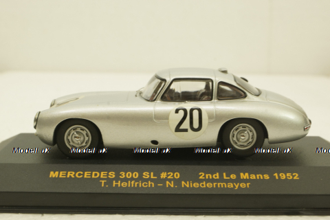 Mercedes 300SL #20 2nd Le Mans 1952, T.Helfrich/N.Niedermayer, LMC098, IXO 1:43