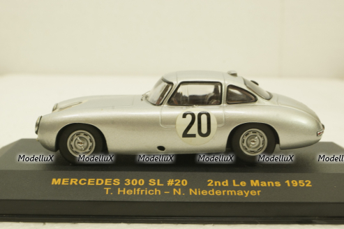 Mercedes 300SL #20 2nd Le Mans 1952, T.Helfrich/N.Niedermayer, LMC098, IXO 1:43