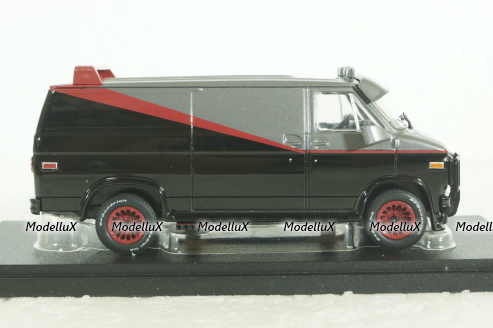 GMC Vandura 1983, black Сериал A-Team 1983-1987, 86515, Greenlight 1:43 