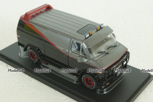 GMC Vandura 1983, black Сериал A-Team 1983-1987, 86515, Greenlight 1:43 