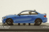 BMW M2 CS 2020 Blue with Black Wheels, 410021026, Minichamps 1:43