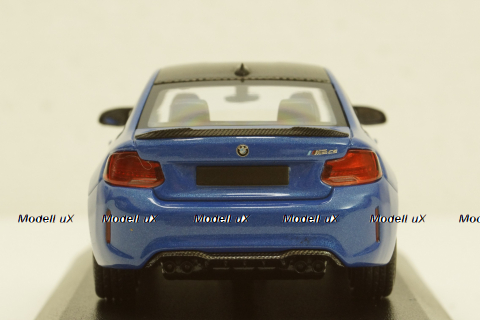 BMW M2 CS 2020 Blue with Black Wheels, 410021026, Minichamps 1:43