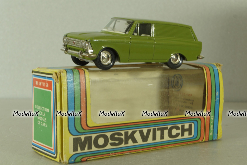 Москвич-434, А6, оливковый, июль 1981г. ,Тантал/Радон 1:43