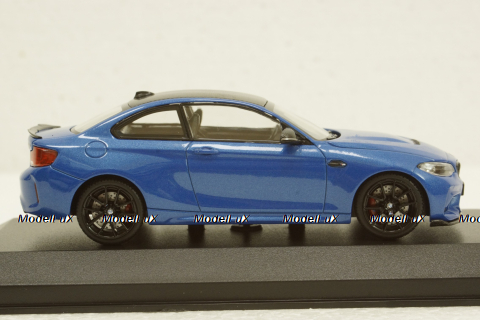 BMW M2 CS 2020 Blue with Black Wheels, 410021026, Minichamps 1:43