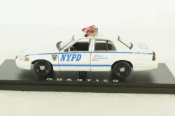 Ford Crown Victoria Police NYPD from TV series "Quantico" 2003, white, 86633, Greenlight 1:43