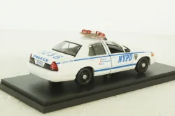 Ford Crown Victoria Police NYPD from TV series "Quantico" 2003, white, 86633, Greenlight 1:43
