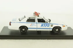 Ford Crown Victoria Police NYPD from TV series "Quantico" 2003, white, 86633, Greenlight 1:43