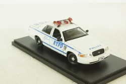 Ford Crown Victoria Police NYPD from TV series "Quantico" 2003, white, 86633, Greenlight 1:43