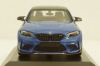 BMW M2 CS 2020 Blue with Gold Wheels, 410021025, Minichamps 1:43