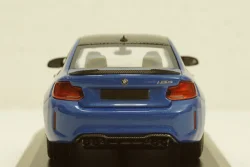 BMW M2 CS 2020 Blue with Gold Wheels, 410021025, Minichamps 1:43