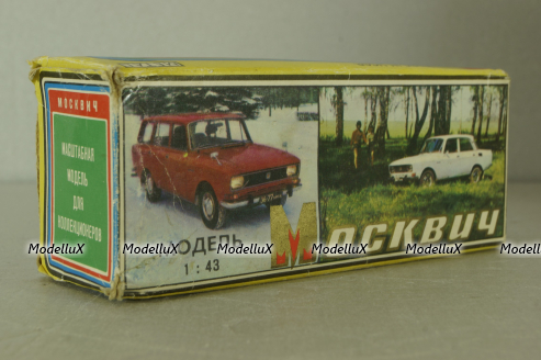 Москвич-434, А6, оливковый, июль 1981г. ,Тантал/Радон 1:43