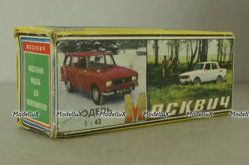 Москвич-434, А6, оливковый, июль 1981г. ,Тантал/Радон 1:43