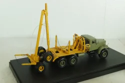Краз-255Л с прицепом-роспуском ТМЗ-803, лесовоз, , TruckTyr 1:43