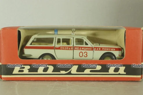 Газ-2402 Волга, скорая медицинская помощь,,Тантал/Радон 1:43