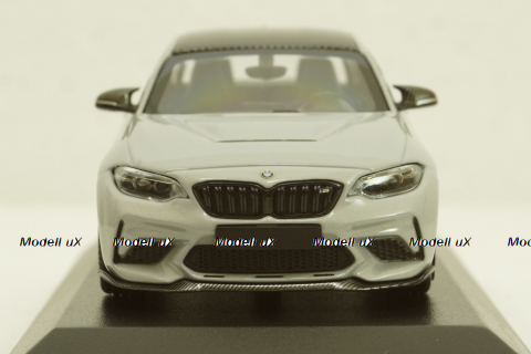 BMW M2 CS 2020 Silver with Black Wheels, 410021027, Minichamps 1:43