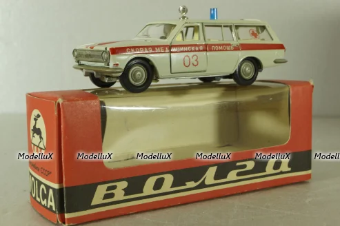 Газ-2402 Волга, скорая медицинская помощь,,Тантал/Радон 1:43