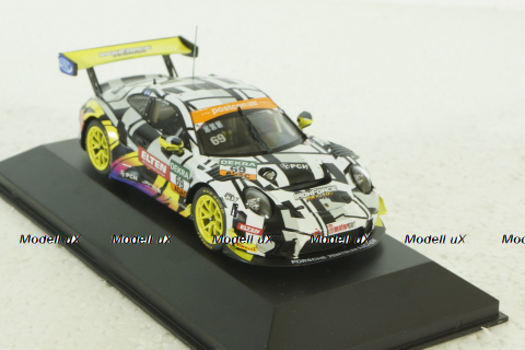Porsche 911 GT3 R No.69, ADAC GT Masters Nurburgring Holzer/Luhr 2019 Iron Force, IXO 1:43