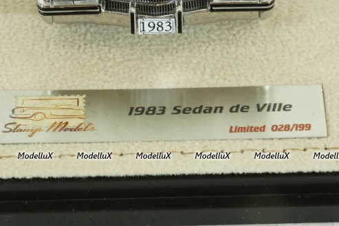 Cadillac Sedan de Ville (1983), carmine red, STM83503, Stamp Models 1:43