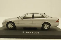 Mercedes S500 W220, silver, 1998, Altaya 1:43