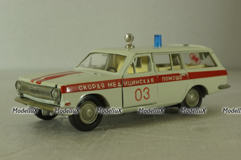 Газ-2402 Волга, скорая медицинская помощь,,Тантал/Радон 1:43