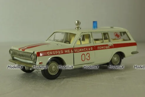 Газ-2402 Волга, скорая медицинская помощь,,Тантал/Радон 1:43