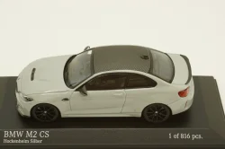 BMW M2 CS 2020 Silver with Black Wheels, 410021027, Minichamps 1:43