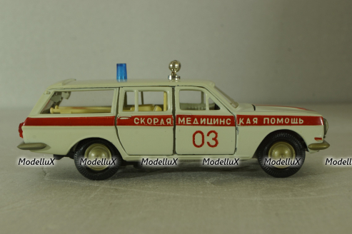 Газ-2402 Волга, скорая медицинская помощь,,Тантал/Радон 1:43