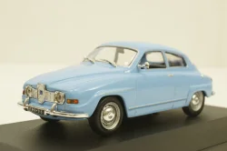 Saab 96 V4, 1970, light blue, WhiteBox 1:43