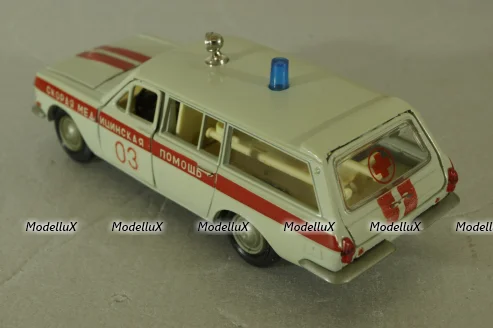 Газ-2402 Волга, скорая медицинская помощь,,Тантал/Радон 1:43