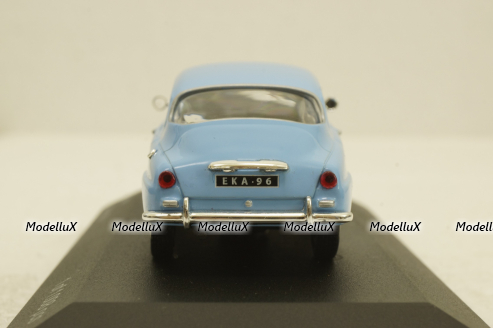Saab 96 V4, 1970, light blue, WhiteBox 1:43