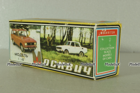 Москвич-412, милиция, август 88г., Тантал/Радон 1:43