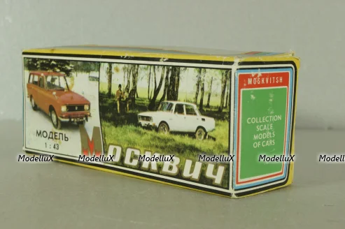 Москвич-412, милиция, август 88г., Тантал/Радон 1:43